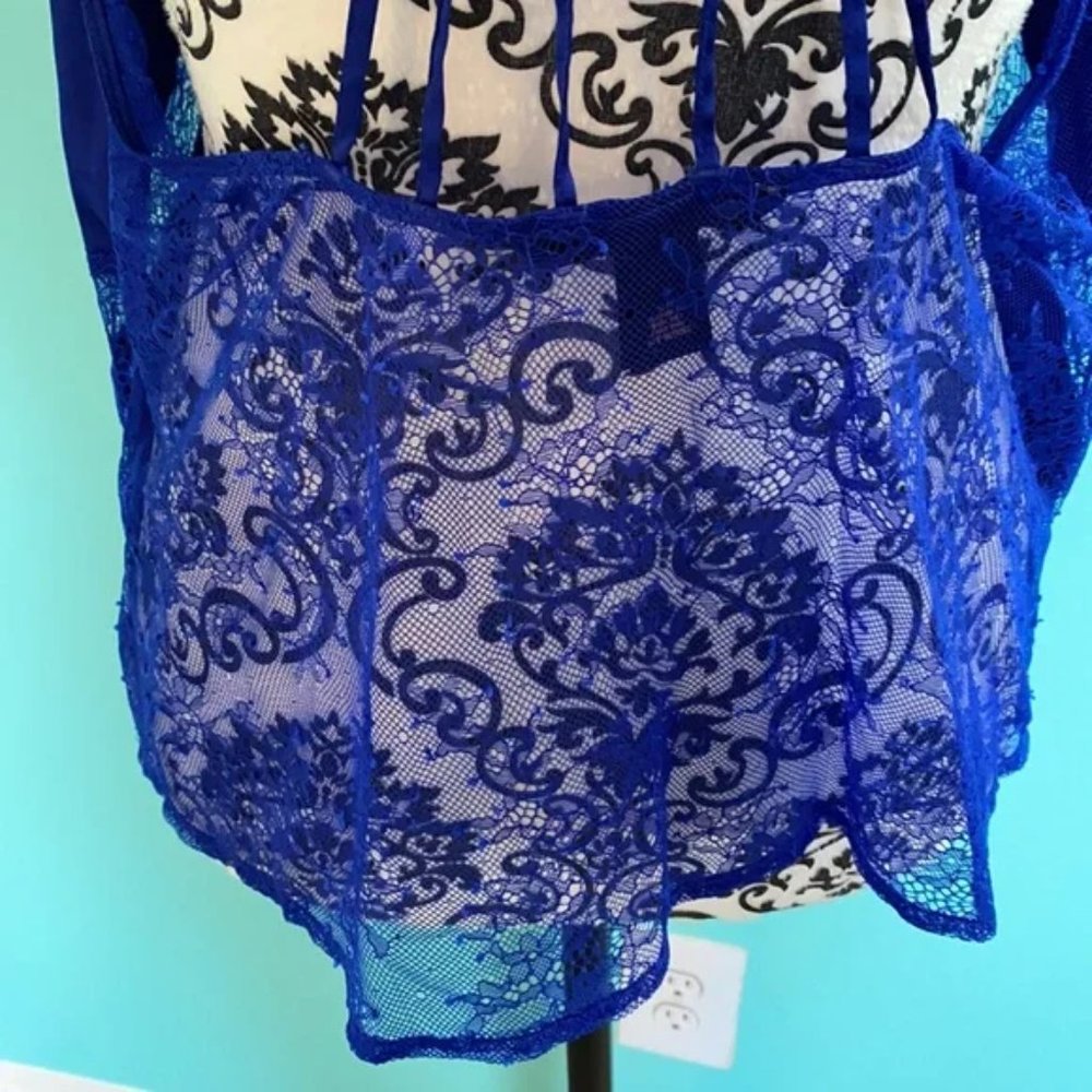 Victoria’s Secret Lace Racerback Strappy Lingerie Tank Top - Picture 8 of 12